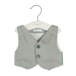 Gilet in Jacquard Stretch